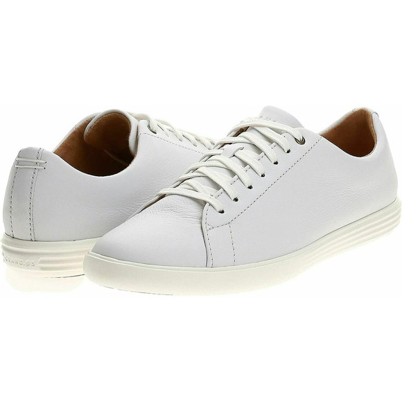 Cole Haan Other - Cole Haan Grand OS Crosscourt II Mens 8 White Leather Sneaker Footwear Shoes NEW